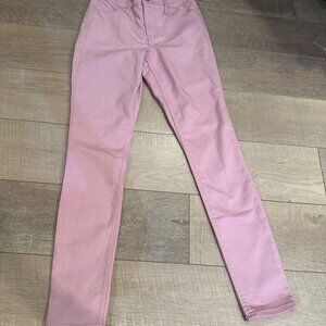 OLD NAVY WOMENS SUPER SKINNY HIGH RISE SIZE 2 PINK PANTS